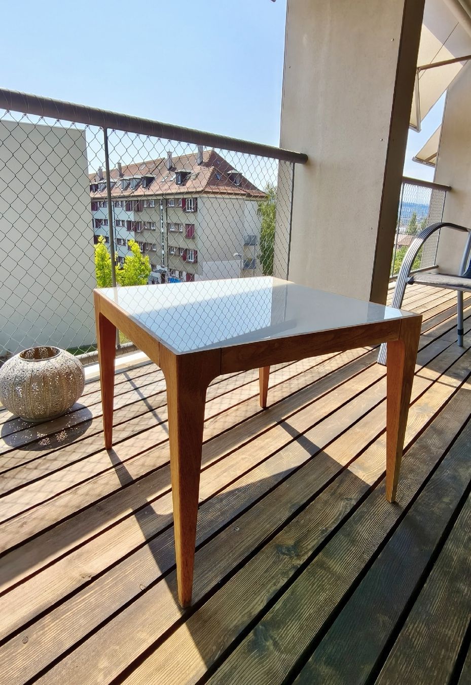 Tische: Balkontischli mit Milchglas – Gebraucht aus Bern von ral_69tr