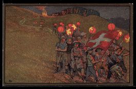 Schweizer Bundesfeier 1912, Rotes Kreuz,