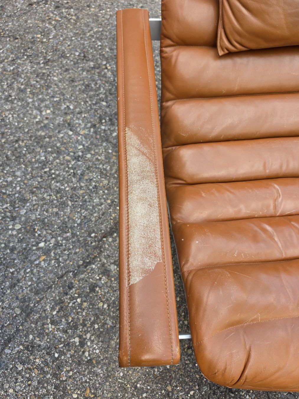 Sessel: Sessel mit Hocker braun Leder ASKO Export 74 gebraucht – Gebraucht aus Mettlen von elios0888 3