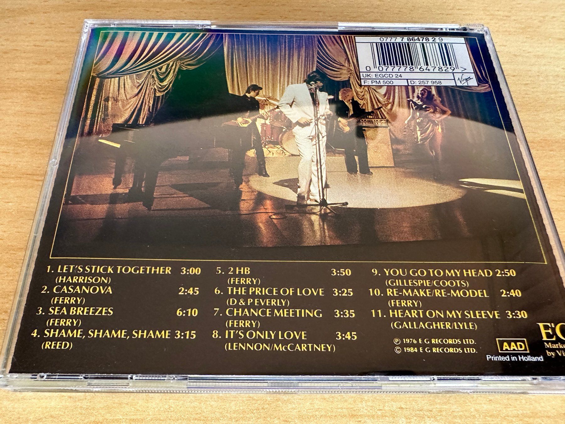 CD: Bryan Ferry – Let's Stick Together – Usato da Rikon im Tösstal venduto da Alpenmutz 1