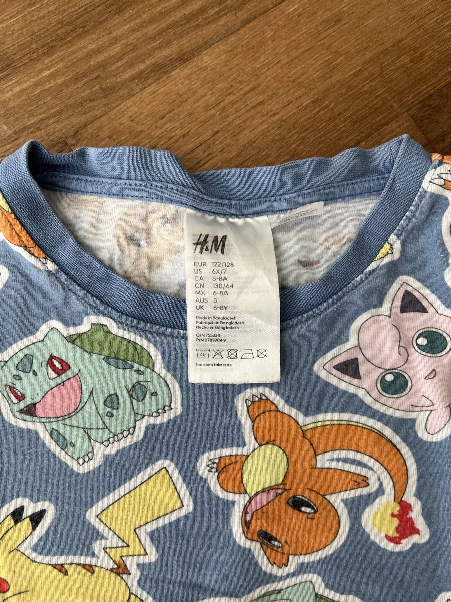 H&M Pigiama & Simili: Pyjama H&M Pokémon 116 – Usato da Luzern venduto da Aldabema 1