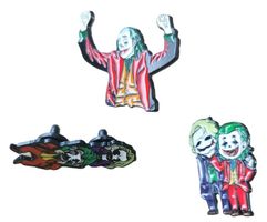 BATMAN - the Joker 3 Pins   (neu, OVP)