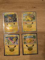 Pikachu EN - 010, 011, 016,021- 30th Celebration