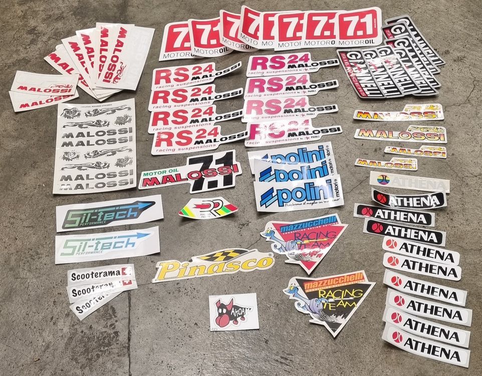 Tuning Sticker Malossi Polini Pinasco Athena u.s.w. (Neu und ...