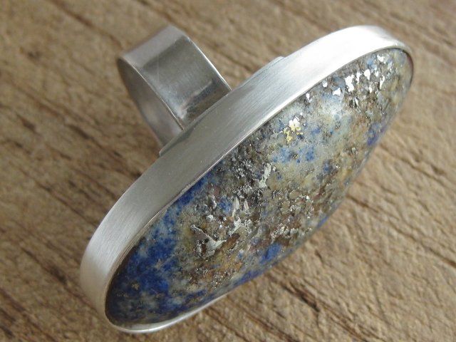 Anelli: Vintage Ring Silber 925 extravagant Lapislazuli XXL – Usato da Ermatingen venduto da Decovin 4