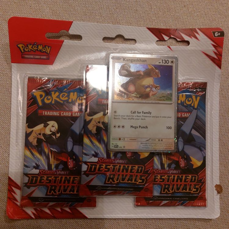 Pokemon Destined Rivals EN 3-Pack Blister (Neu und originalverpackt) in ...