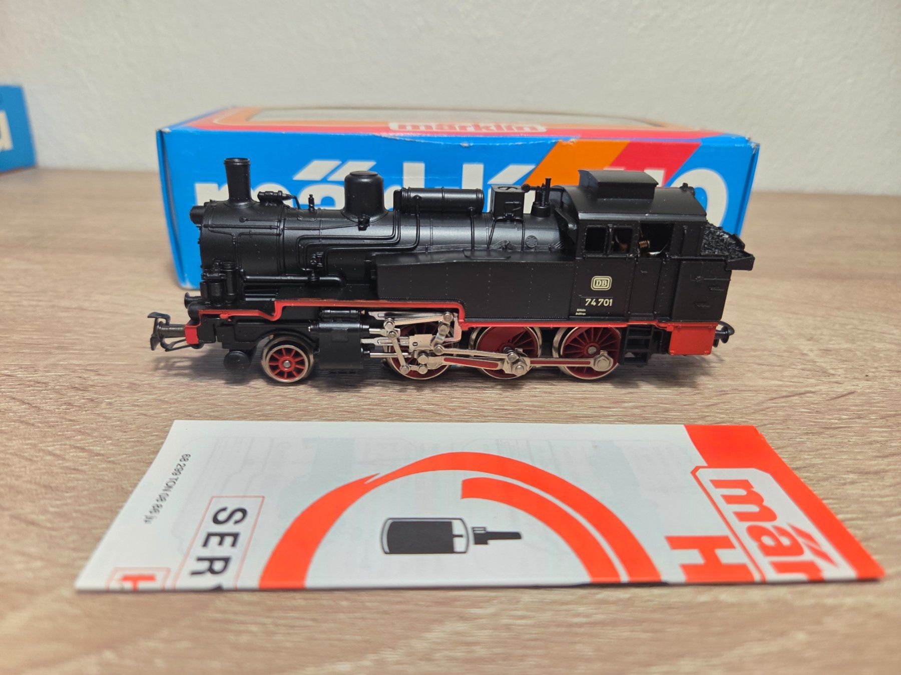 Märklin Modellini di ferrovie: Märklin 3095 Dampflok BR 74 DB H0 – Usato da St-Aubin-Sauges venduto da Lo_Go 5