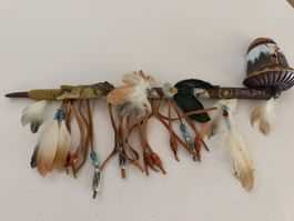 Dekoration Friedenspfeife Indianer Motiv Adlers (47)