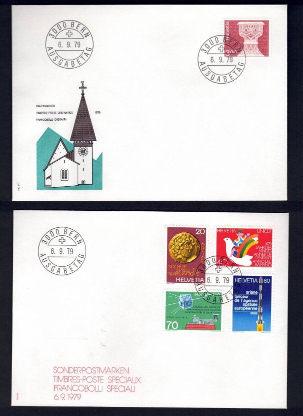 Tutti i francobolli: CH Ersttagsbriefe Sammlung Jahr 1979 – Nuovo (secondo la descrizione) da Pfäffikon ZH venduto da Romulus 2