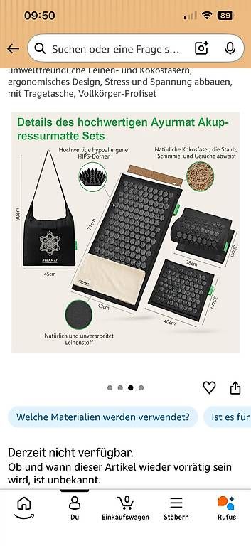 Dispositivi per massaggi: Ayurmat Aktupunkturmassage-Set – Nuovo e nell'imballaggio originale da Oberrohrdorf venduto da ceramiclove24 1