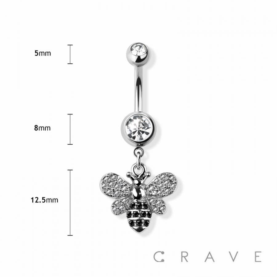 Gioielli per piercing: Bauchnabelpiercing mit Hornisse Anhänger – Nuovo e nell'imballaggio originale da Döttingen venduto da Orangeroad 1