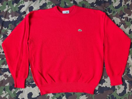 Vintage 90s Lacoste pullover wool Sz L