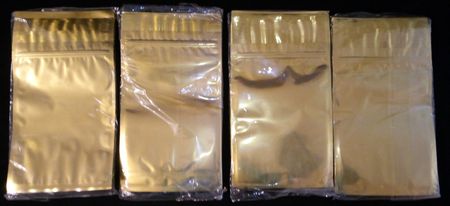 200 Stk. Goldene Aromaschutzbeutel wiederverschliessbar