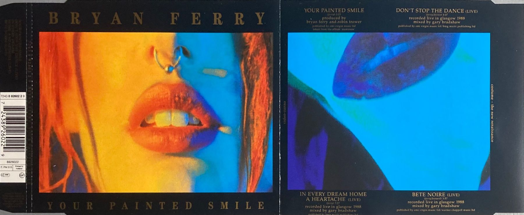 CD: BRYAN FERRY - YOUR PAINTED SMILE – Usato da Poliez-Pittet venduto da Newtown-Records