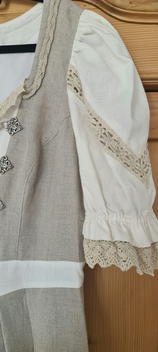 Vestiti: Dirndl Grösse 46 Baumwolle /Leinen – Usato da Dottikon venduto da Rotondino2 2