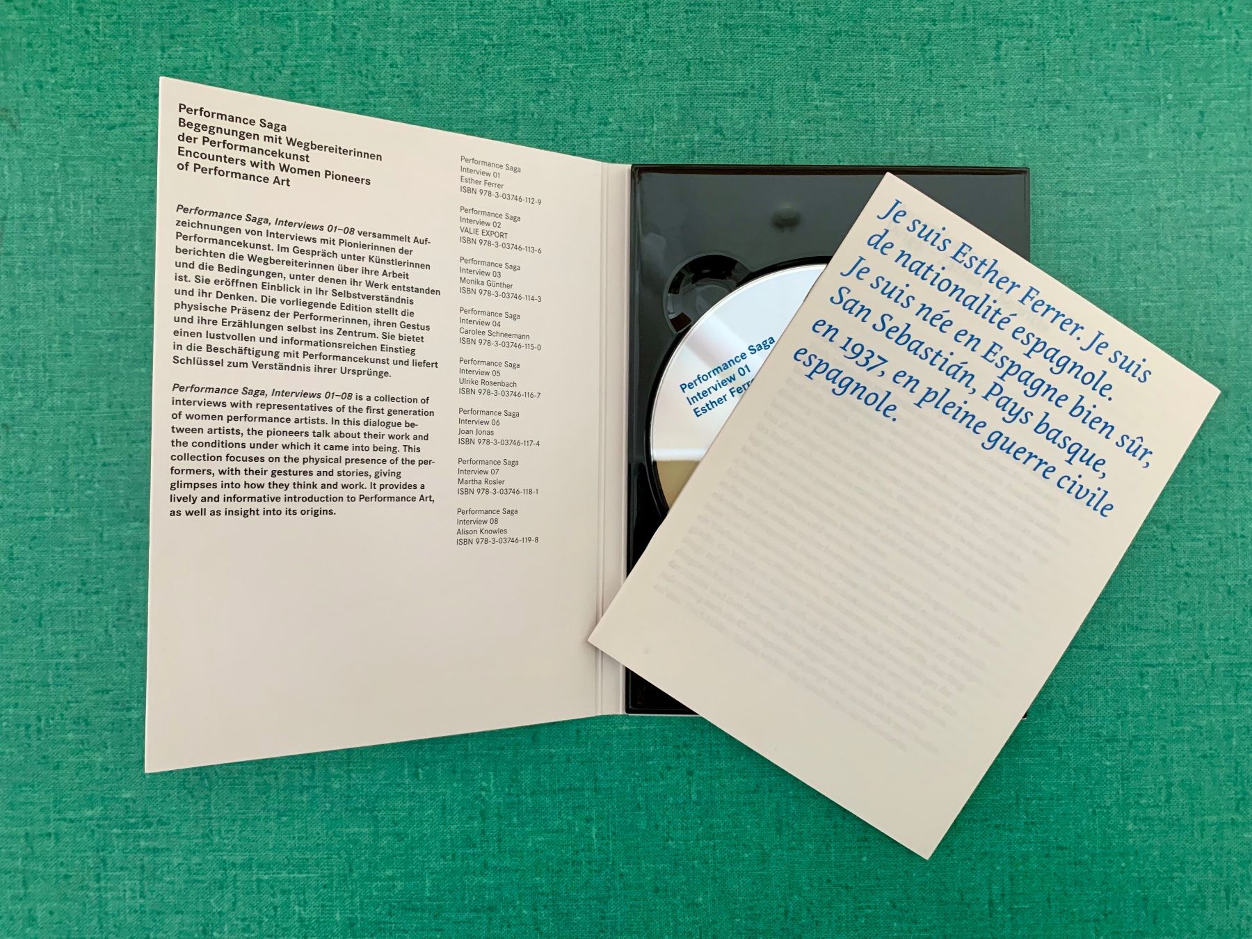Tutti i DVDs: Performance Saga 1 - 8 / Wegbereiterinnen Performancekunst – Usato da Zürich venduto da ZuercherBrockenhaus 3