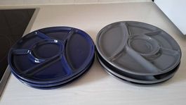 Assiettes à fondue chinoise ou bourguignonne