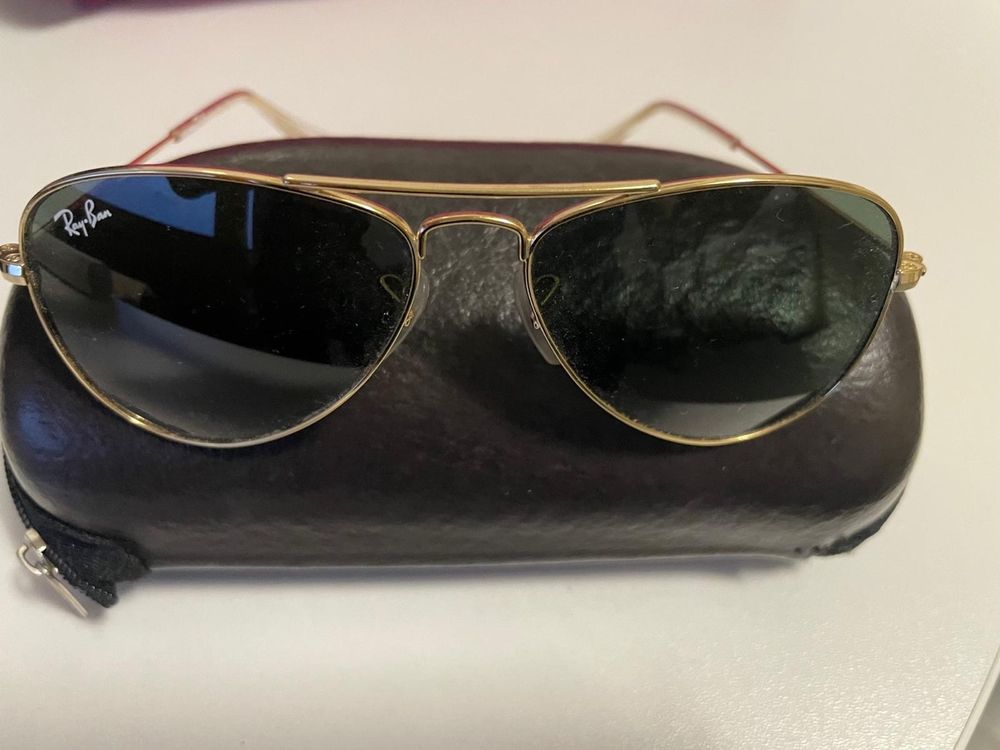 Ray-Ban Junior RJ 9506S AVIATOR gold / grün 1