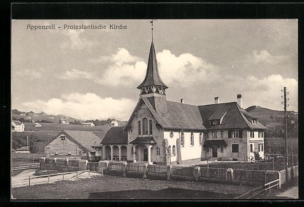 Cartes postales: Appenzell, Ansicht der Protestantischen  – D'occasion à Berlin par bartko-reher