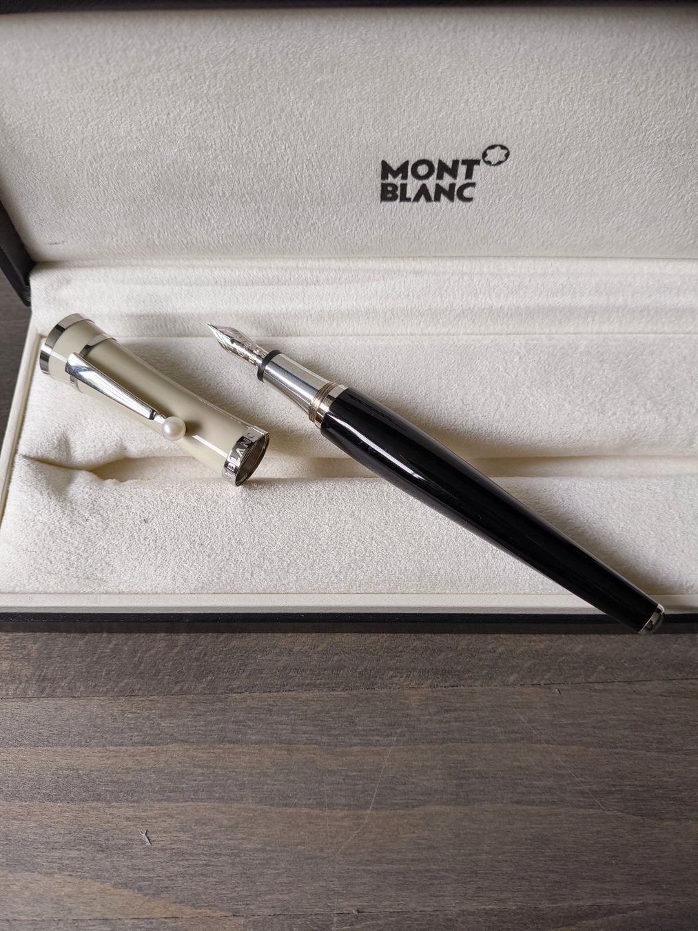 Montblanc Penna & Evidenziatori: Montblanc 'Greta Garbo' Füllfederhalter – Usato da Binningen venduto da -uffruume- 1
