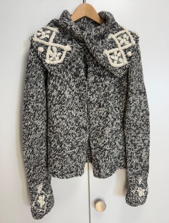 Bruno Manetti Strickjacke Gr. 36 - Wolle & Kaschmir