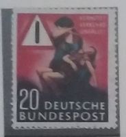 MA292) BRD 1953, Nr. 162, Verkehrsumfall postfrisch Kt. 22