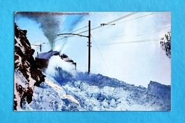 Berninabahn - RhB - Schneeschleuder - Maschine - Color