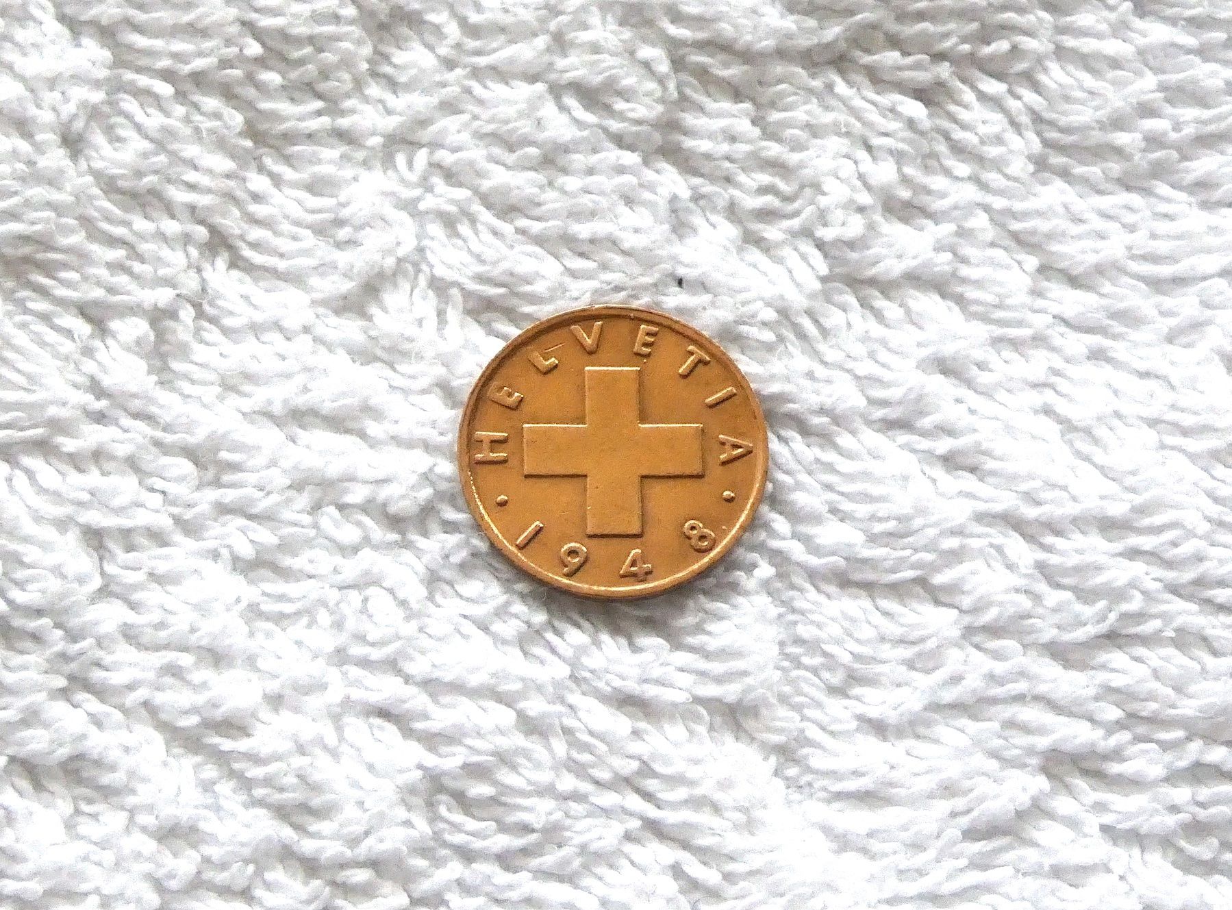 Tutti le monete: 1 centime/rappen 1948 – Usato da Nyon venduto da Ilmi09 1