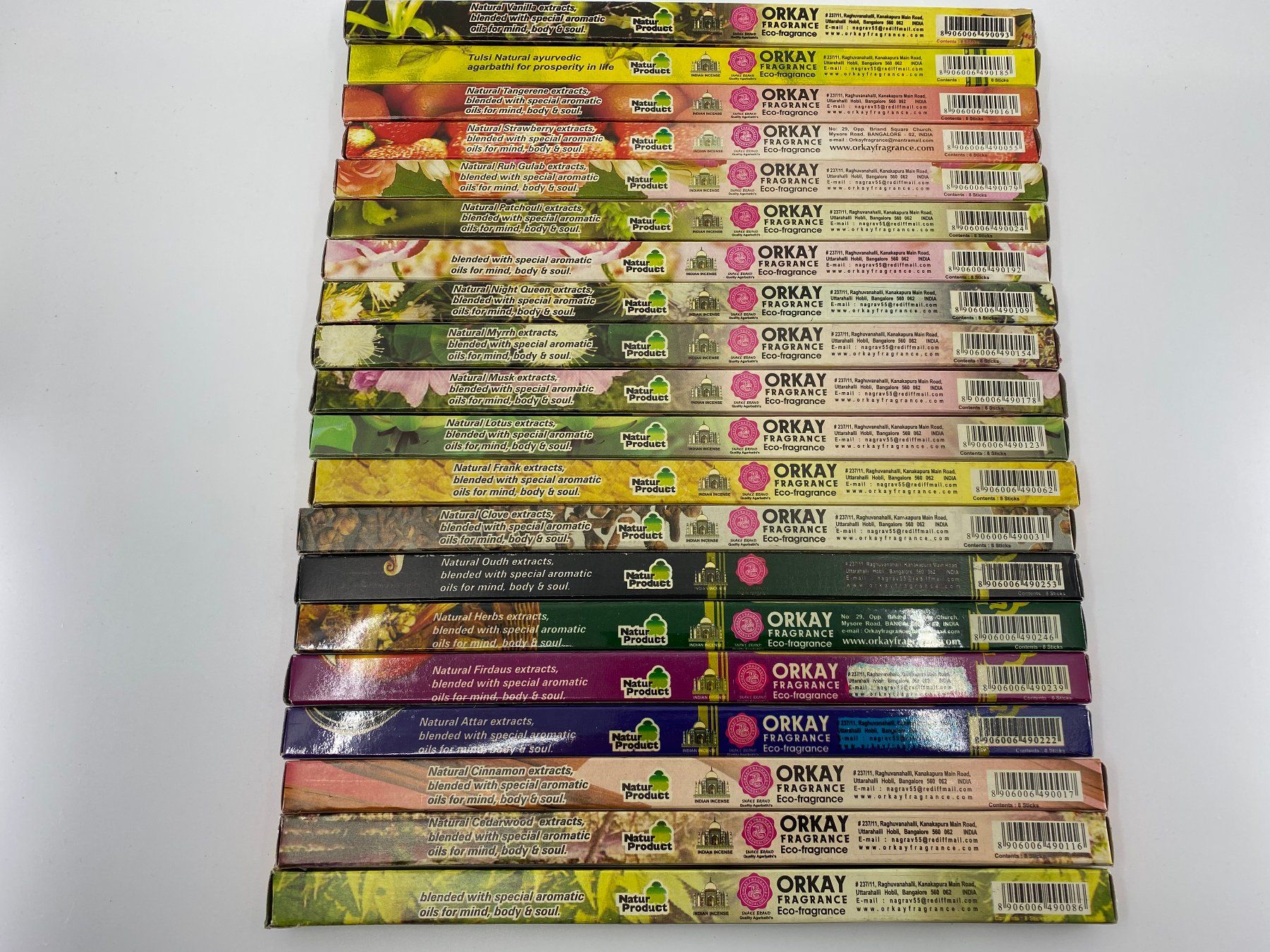 Kerzen: 20 Pack mit je 8 Premium ORKAY Räucher Stäbchen – Neu (gemäss Beschreibung) aus Langwiesen von rtWebshop 3