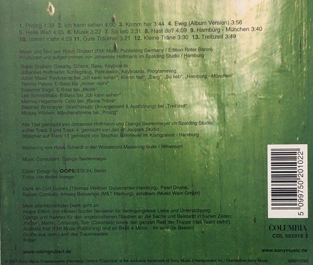 CD: Robin Grubert – Treibzeit – Usato da Grüningen venduto da azulverde 1