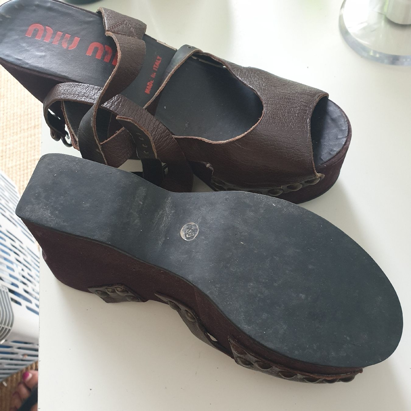 Miu Miu Chaussures femmes: Miu Miu Plateausandale Gr. 36 – Neuf (Voir description) à Frenkendorf par Moon111 3