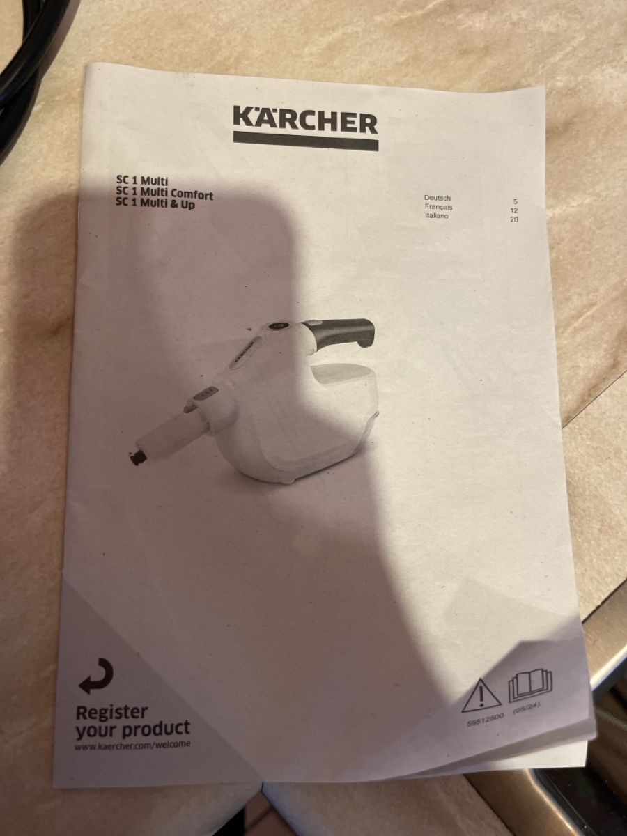 Kärcher Dampfreiniger: Kärcher SC1 Multi Dampfreiniger – Neu (gemäss Beschreibung) aus Einsiedeln von sandramon 1