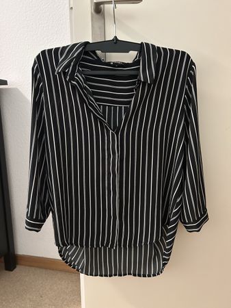Blouse mit raffiniertem rücken