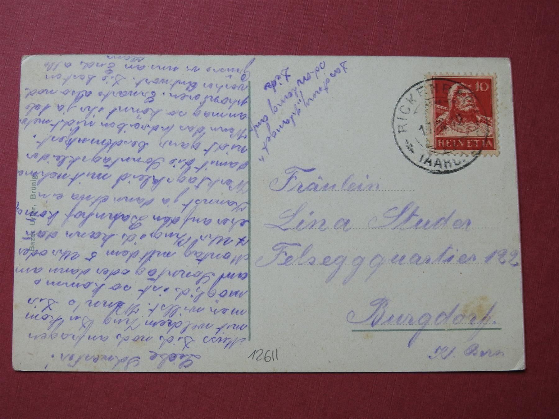 Cartoline postali: Alte AK von Brünig Bahnhofbuffet ! – Usato da Rain venduto da 999-800-K 1