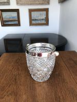 Ancien élégant seau à glaçons plaqué argent