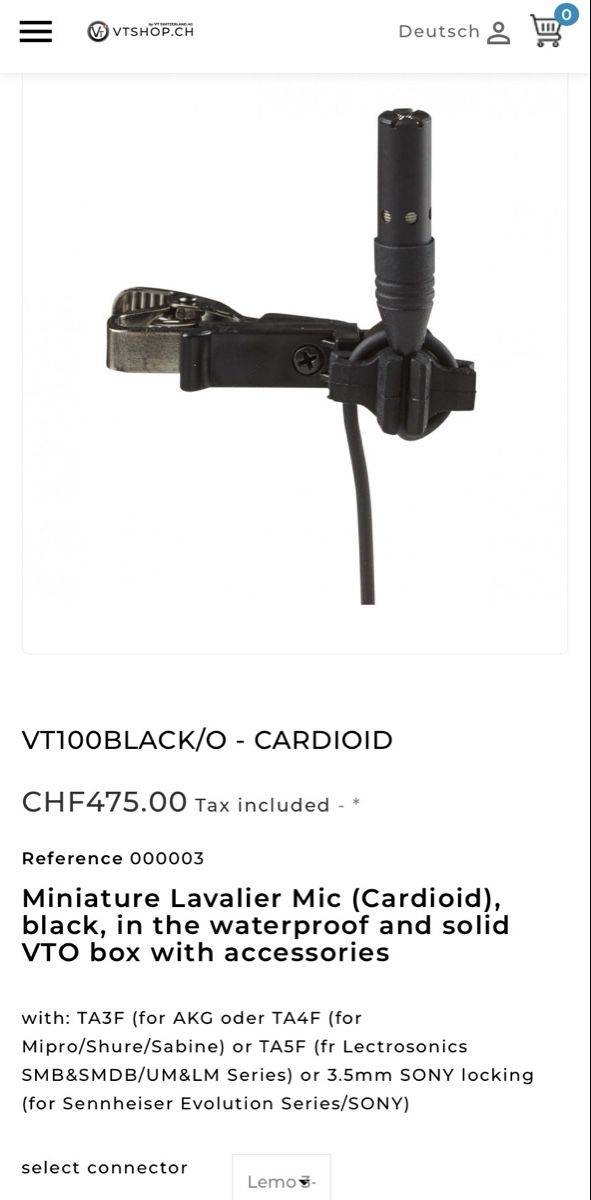 Mikrofone: Micro voice technologies – Neu und originalverpackt aus Le Mont sur Lausanne von David7791 1