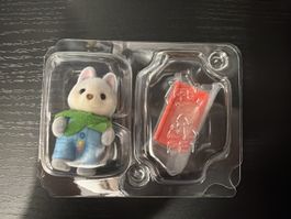 Sylvanian Families Husky Baby mit Sitzbank