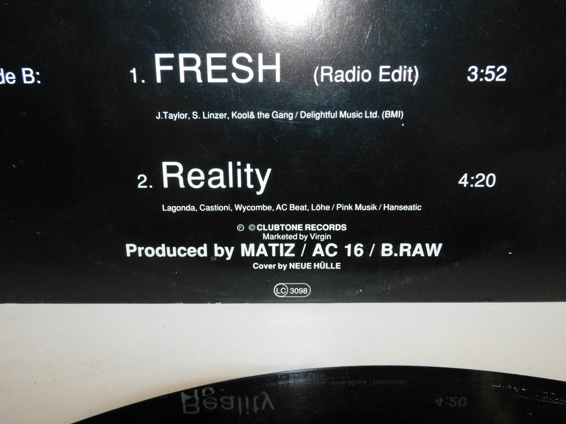 Dischi in vinile: LP  - Fresh extended Reality -  Ectended Mix - - Mix Remixed – Usato da Sursee venduto da 76 4