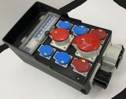 Schlagfester Starkstromverteiler 32A CEE Stecker & Dosen
