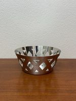 Alessi Edelstahl Schale / Brotkorb moderne Design Obstschale