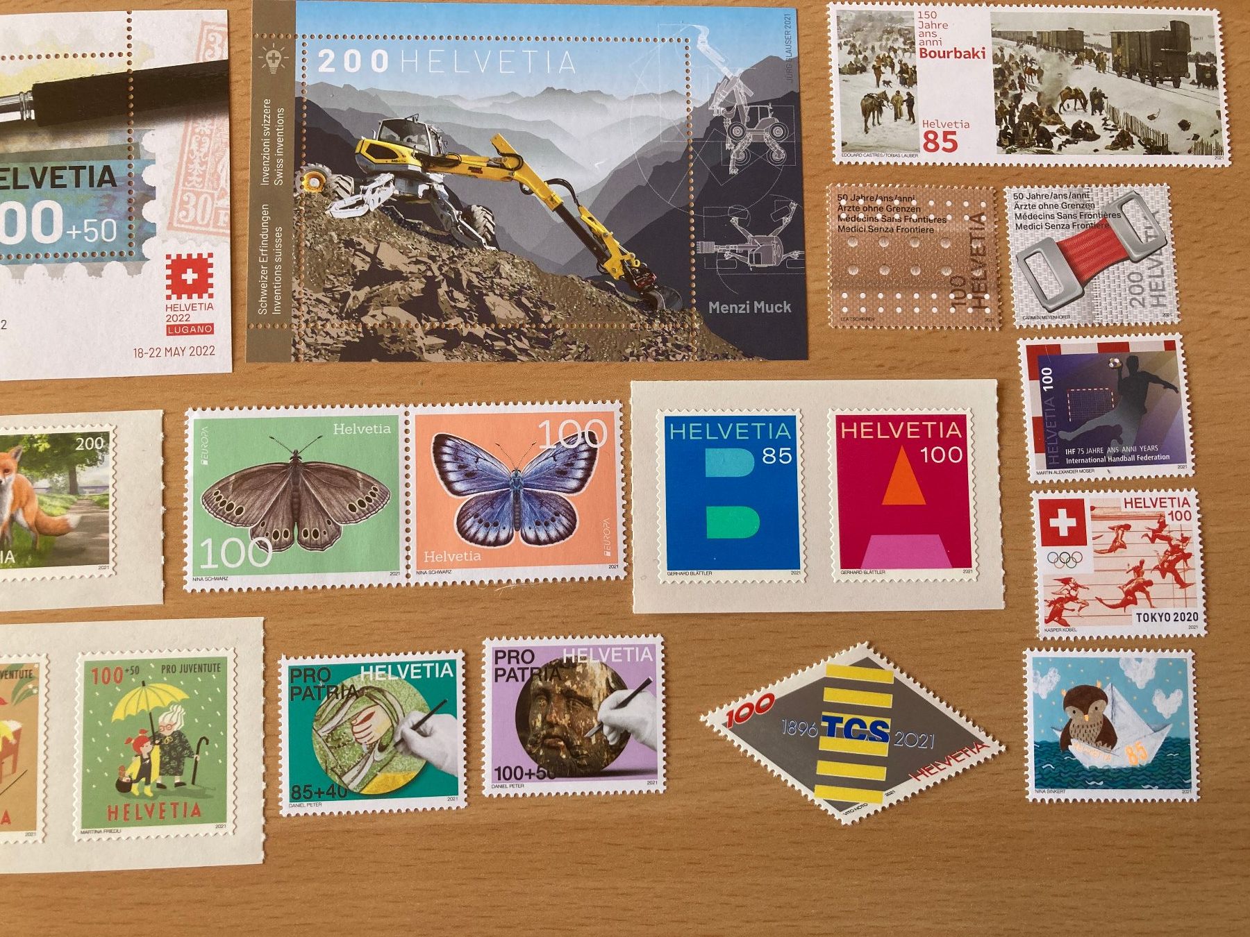Alle Briefmarken: Briefmarken aus dem Jahr 2021, postfrisch – Neu (gemäss Beschreibung) aus Lütisburg von wiesenpippau 4