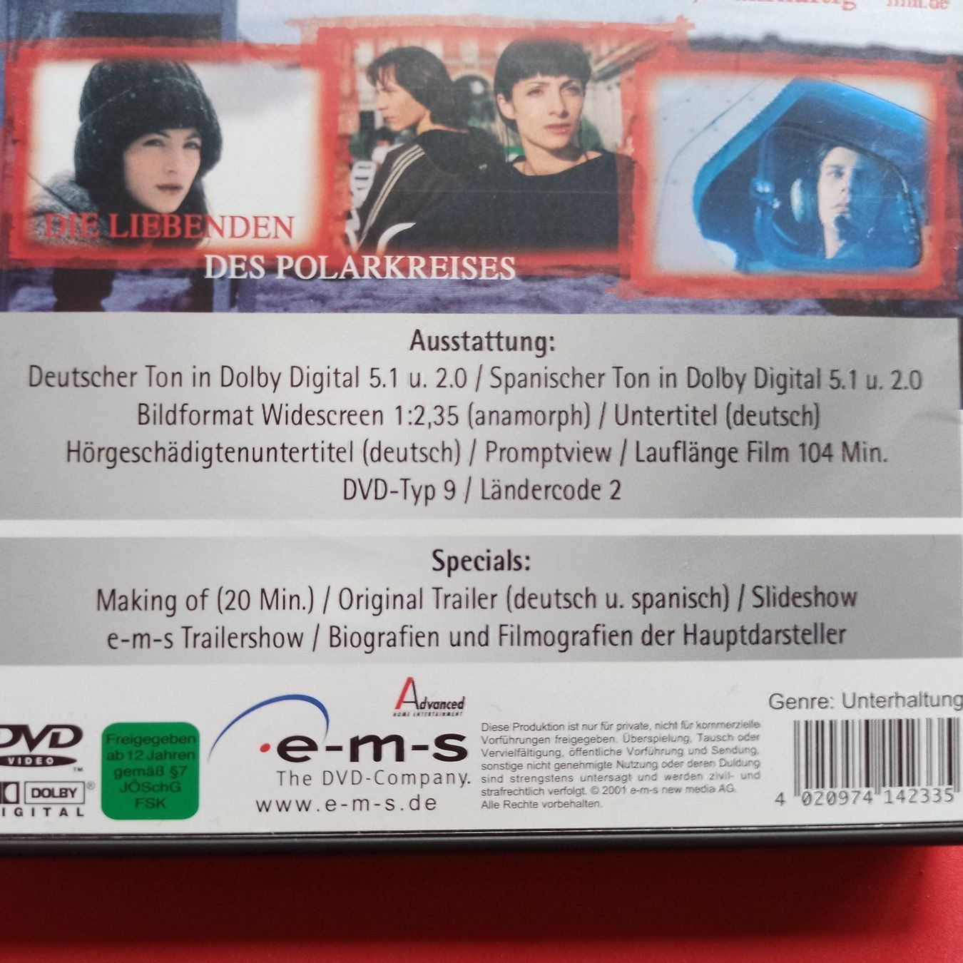 Tutti i DVDs: Die Liebenden des Polarkreises – Usato da Dübendorf venduto da kb86_MOVIE 2