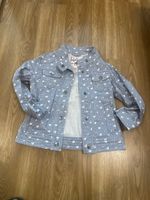 Jeansjacke Palomino Herzmuster blau Grösse 104 neuwertig