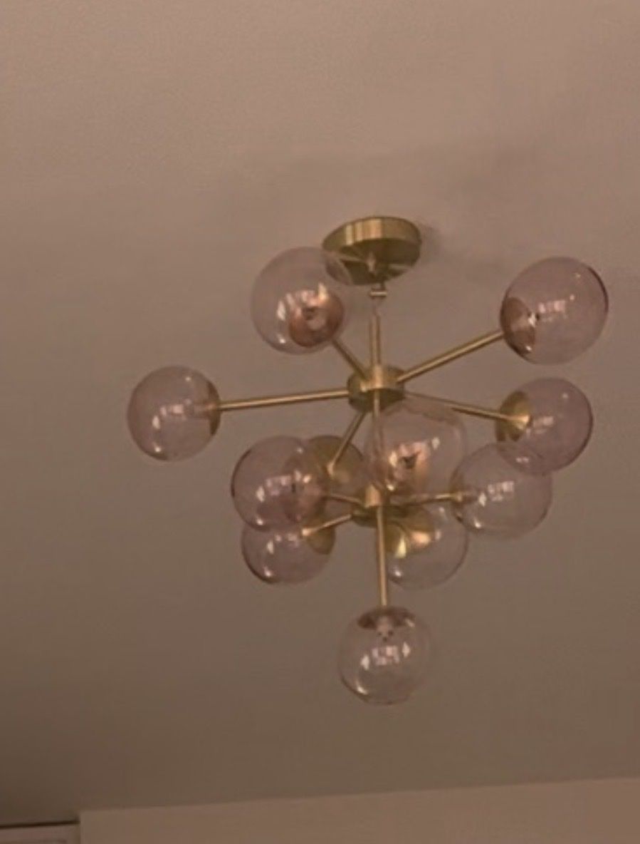 Lustres & lampes de plafonds: Designer Glas Kronleuchter – D'occasion à Kehrsatz par Tamar168
