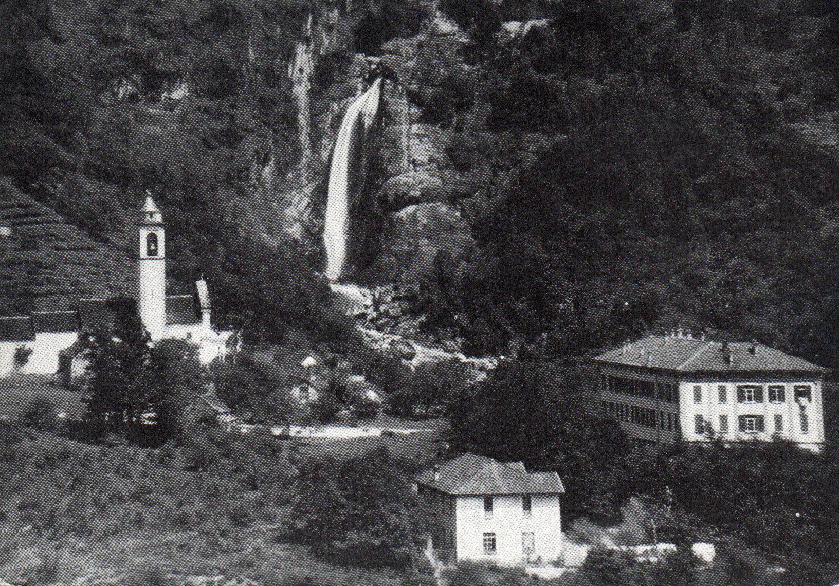 Ansichtskarten: Maggia - Chiesa e cascata – Neu (gemäss Beschreibung) aus Melano von pisonsdro