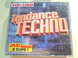 3 CDs Tendance techno ( manque DVD )