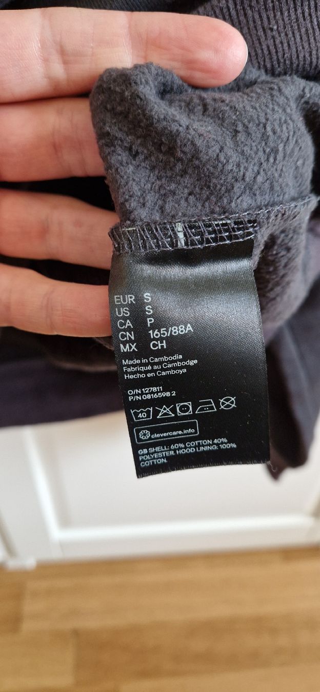 H&M Maglioni & Felpe: H&M Hoodie Kapuzenpullover dunkelgrau – Usato da Zürich venduto da c.line89 3