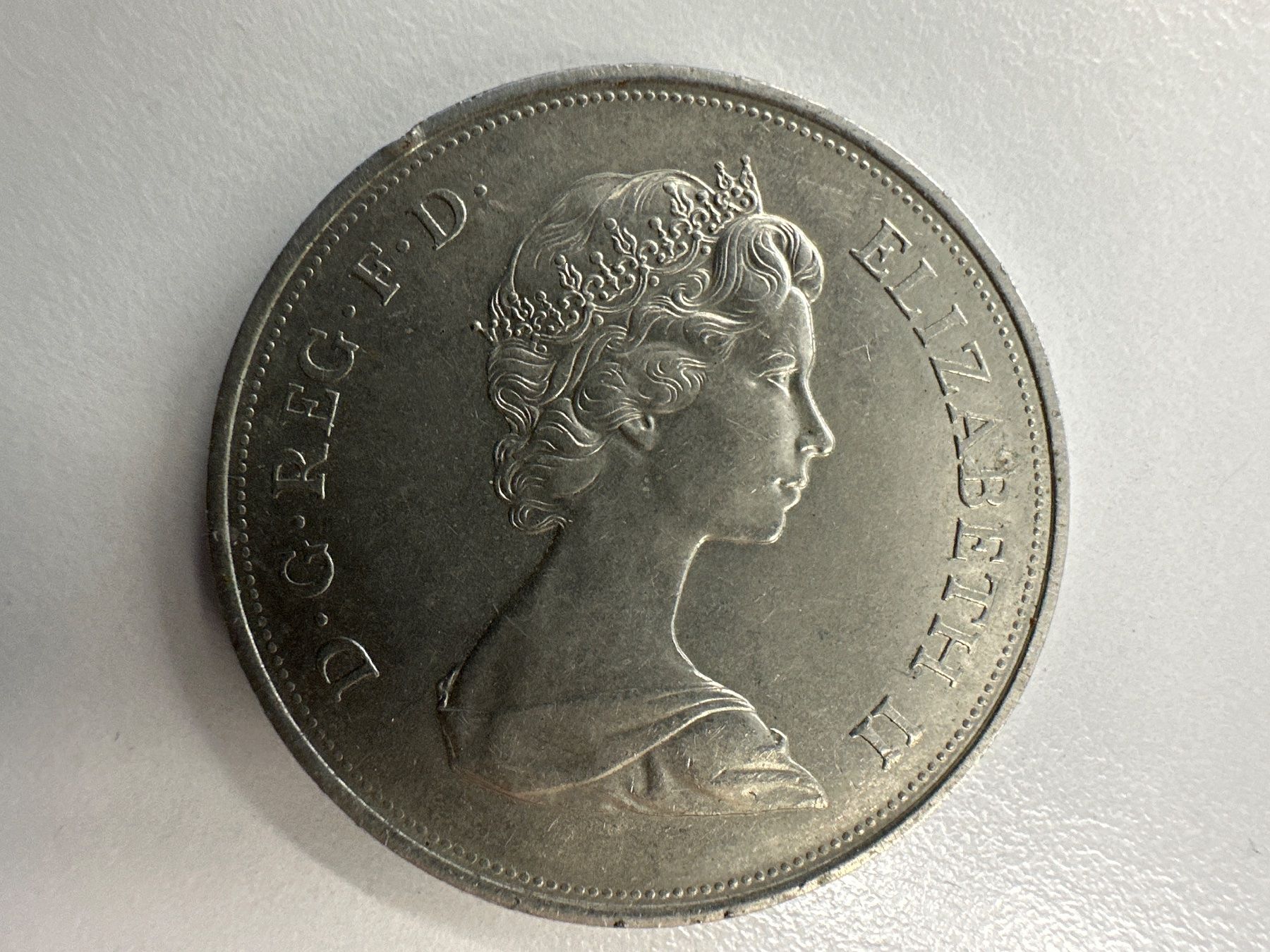 Tutti le monete: 3x 1 Crown, 1x 25 Pence England – Usato da Herisau venduto da herau 8