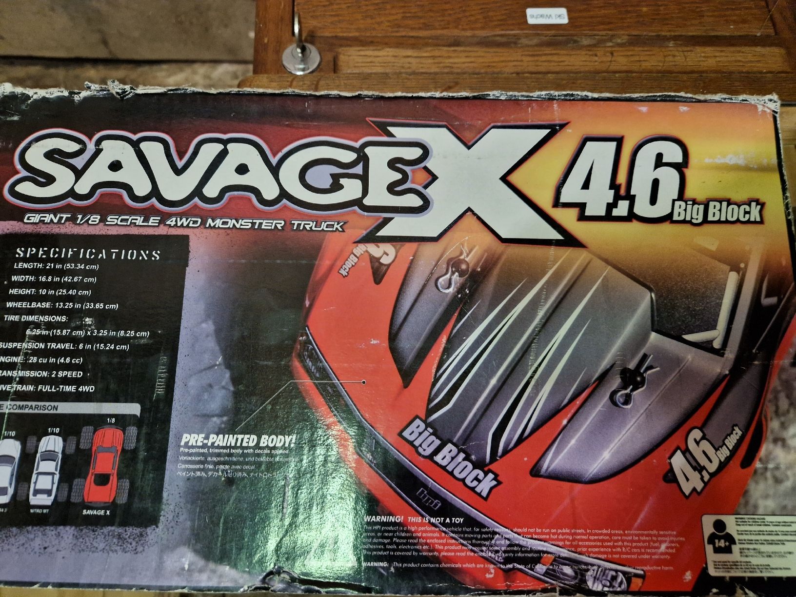 HPI RC Modellbau: Hpi Savage X 4.6 Big Block Nitro – Gebraucht aus Alt St. Johann von Michi13190 2