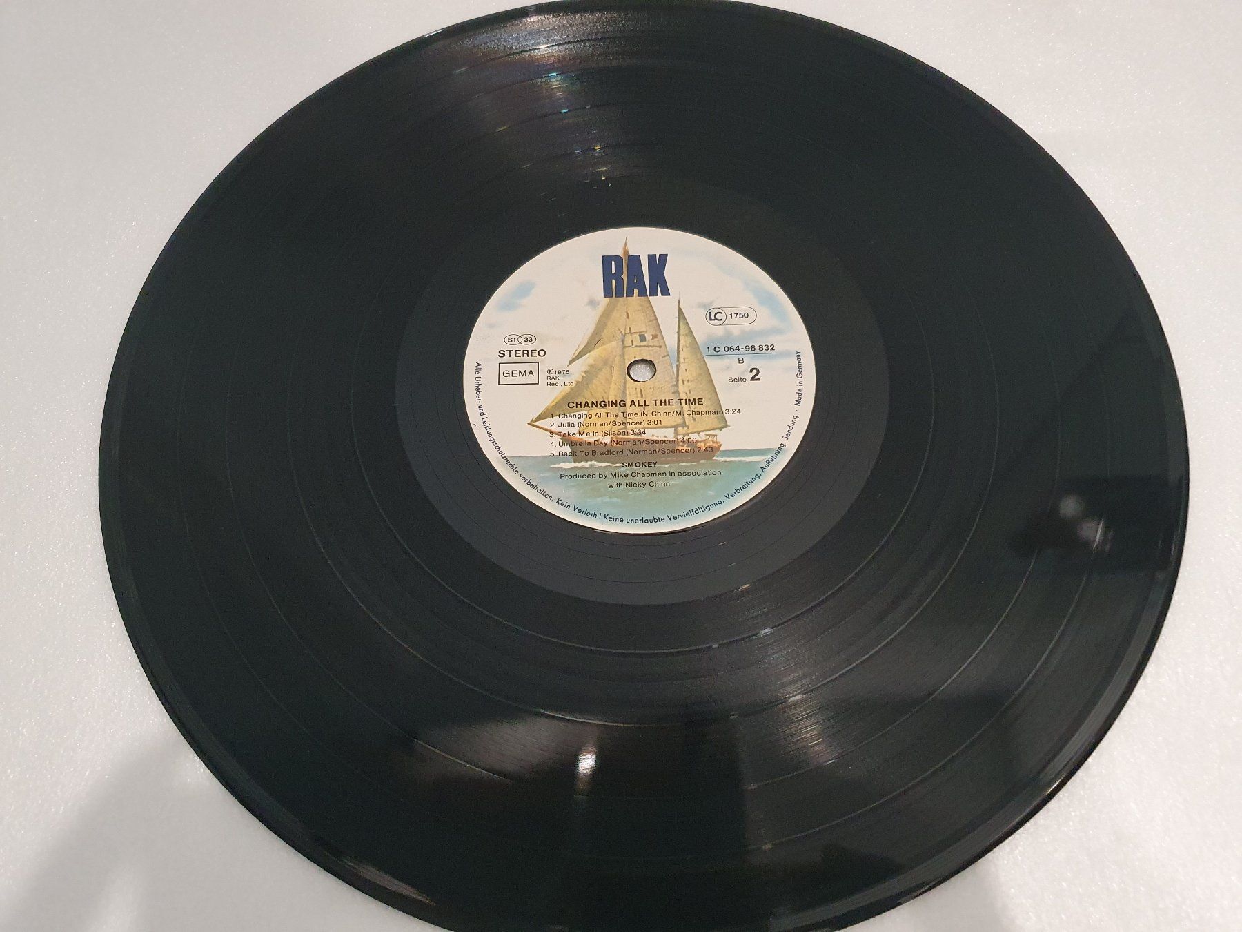 Schallplatten: Smokey – Changing All The Time – Gebraucht aus Uster von Vinyl-Leidenschaft 6